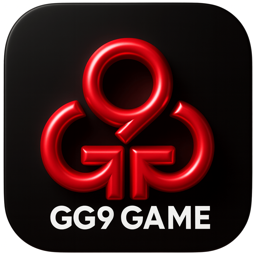 GG9 app red logo 3D design official app
